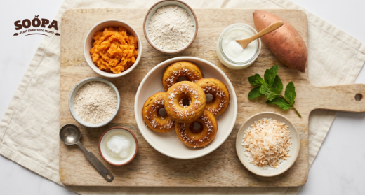 Sweet Potato & Coconut Doggy Donuts Recipe