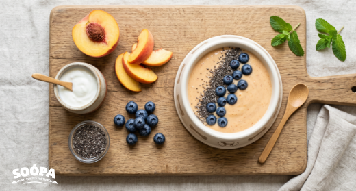 Peach & Coconut Summer Dog Smoothie Bowl Recipe