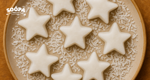 Coconut & Chamomile Frozen Stars – The Best Calming Dog Treats for Fireworks