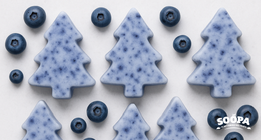Frozen Berry Christmas Trees