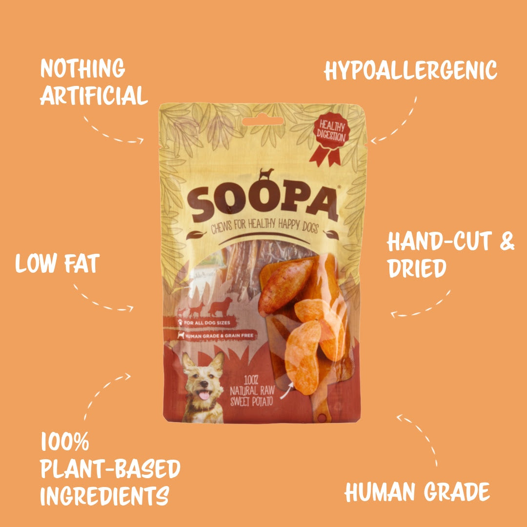 Sweet Potato Dog Treats – Healthy, Natural Chews Soopa Soopa Pets