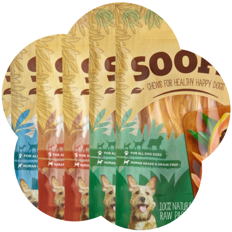 Mixed Natural Chews - 6 Pack