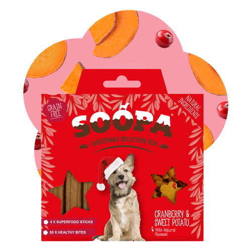 Christmas Selection Box - Cranberry & Sweet Potato Sticks & Bites