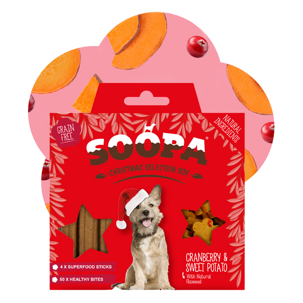 Christmas Selection Box - Cranberry & Sweet Potato Sticks & Bites