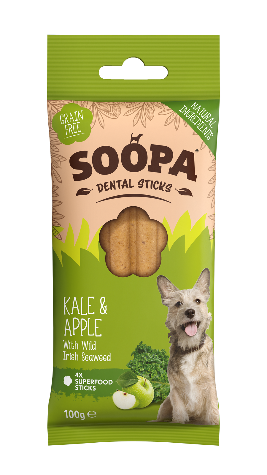 Kale & Apple Dental Sticks