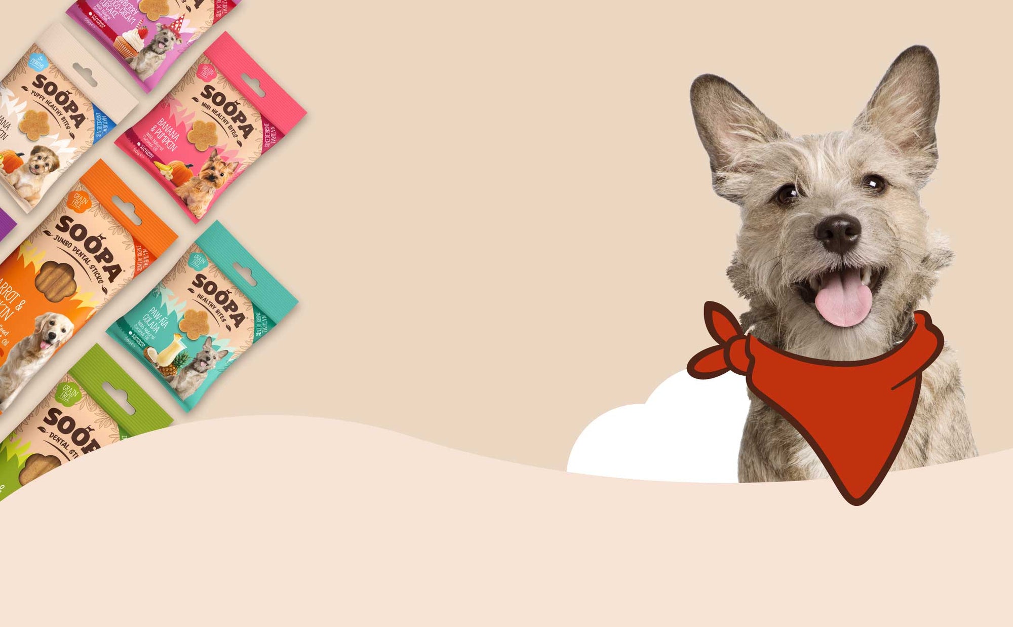 The happy healthy dog treats