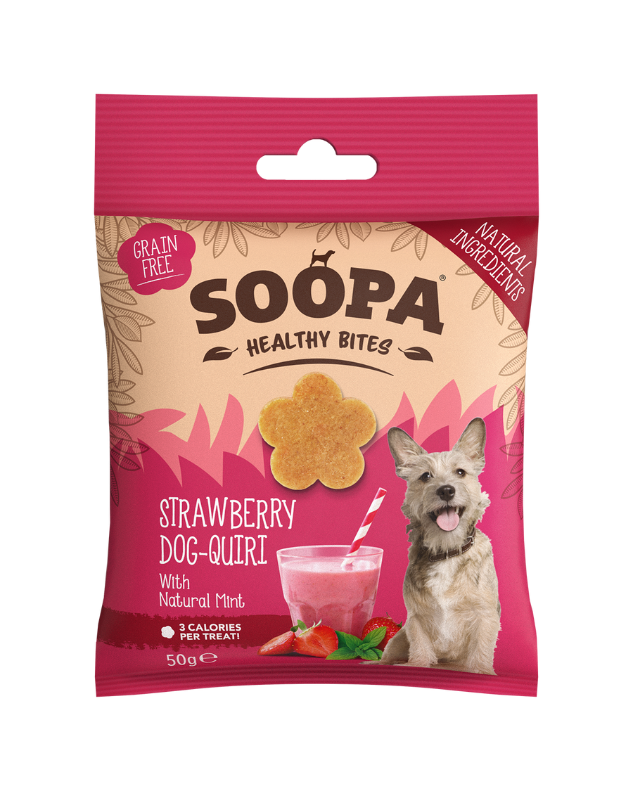 Strawberry Dog-Quiri Healthy Bites