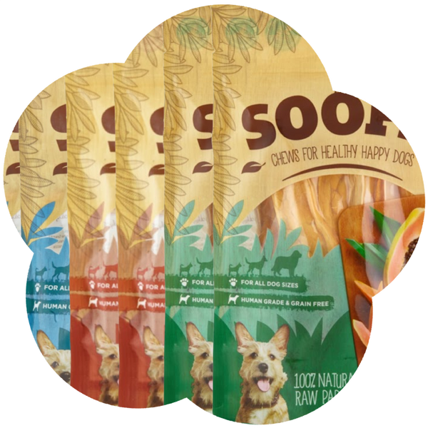 Mixed Natural Chews - 6 Pack
