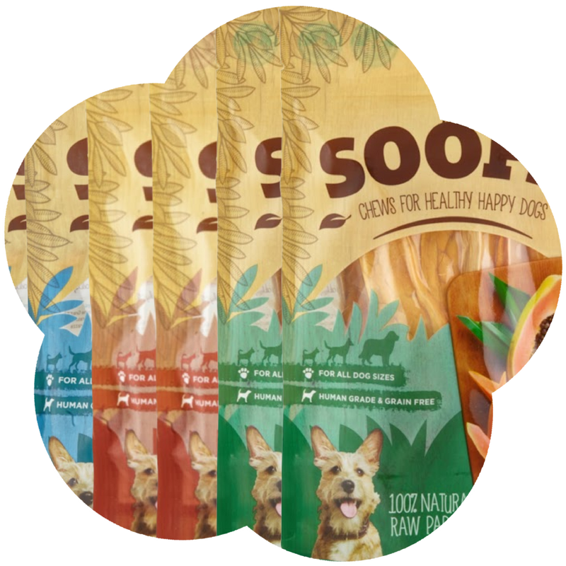 Mixed Natural Chews - 6 Pack