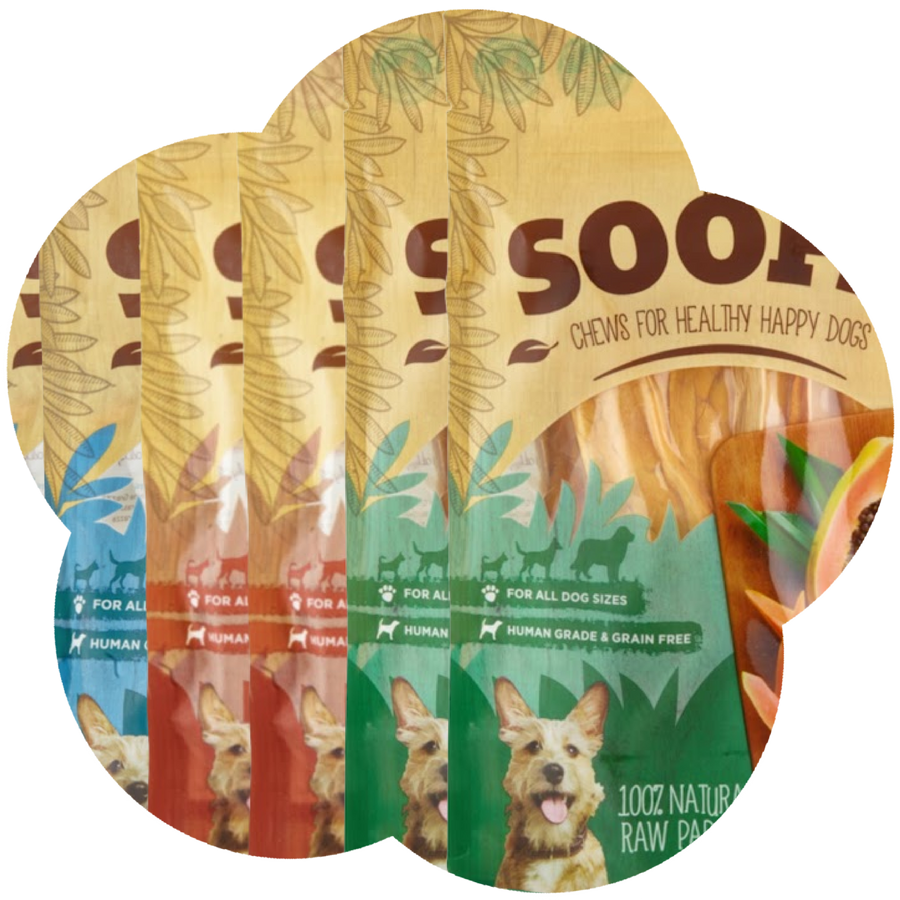 Mixed Natural Chews - 6 Pack
