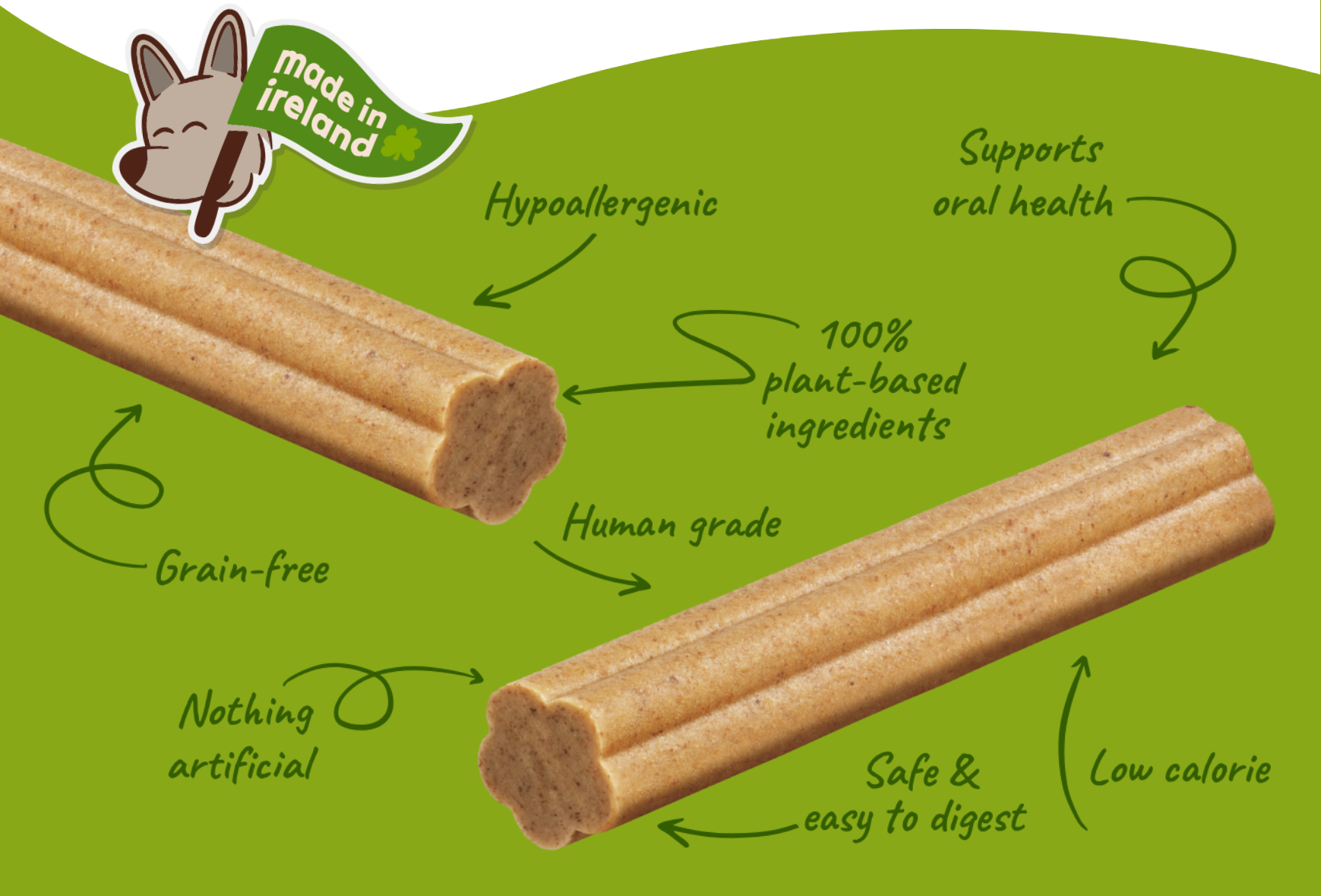 Kale & Apple Dental Sticks for Dogs | Soopa – Soopa Pets