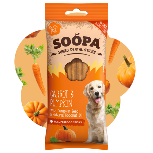Carrot & Pumpkin Jumbo Dental Stick 170g