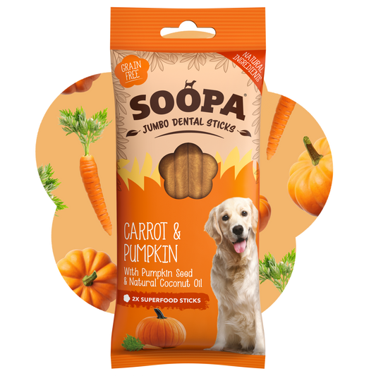 Carrot & Pumpkin Jumbo Dental Stick 170g