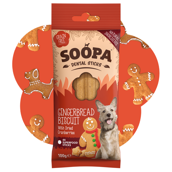 Gingerbread Biscuit Dental Sticks