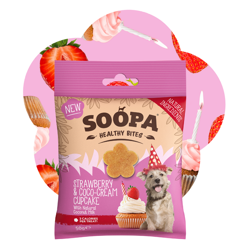 Strawberry & Coco-Cream Cupcake Healthy Bites