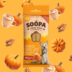 Pumpkin Spiced Latte Dental Sticks